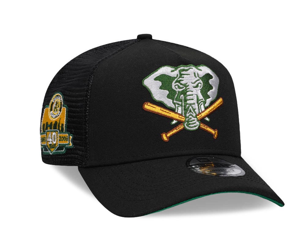 New Era Oakland Athletics 40th Anniversary Throwback Edition 9Forty A Frame Trucker Cap