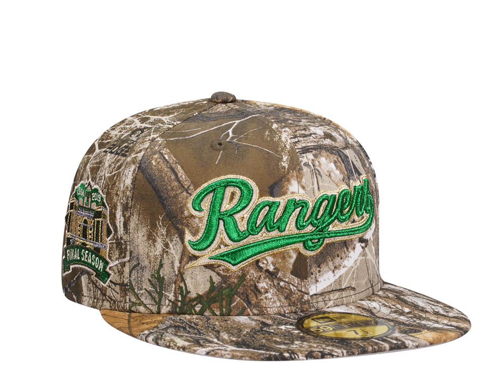 New Era Texas Rangers Final Season Realtree Prime Edition 59Fifty Fitted Hat