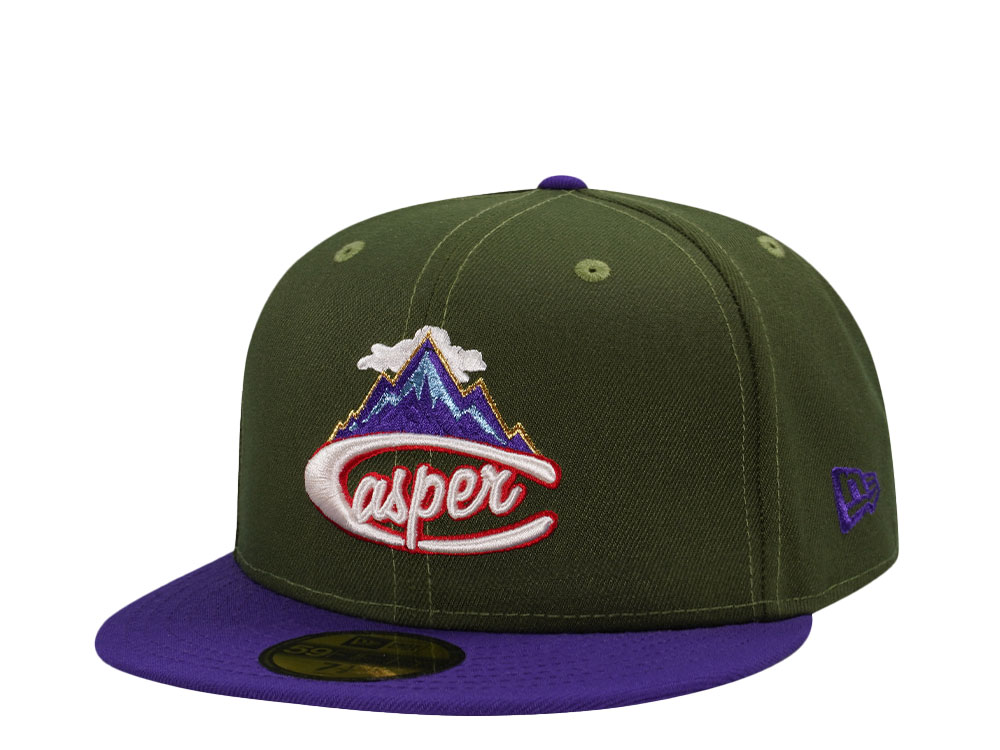 New Era Casper Rockies Alpine Green Two Tone Prime Edition 59Fifty Fitted Hat