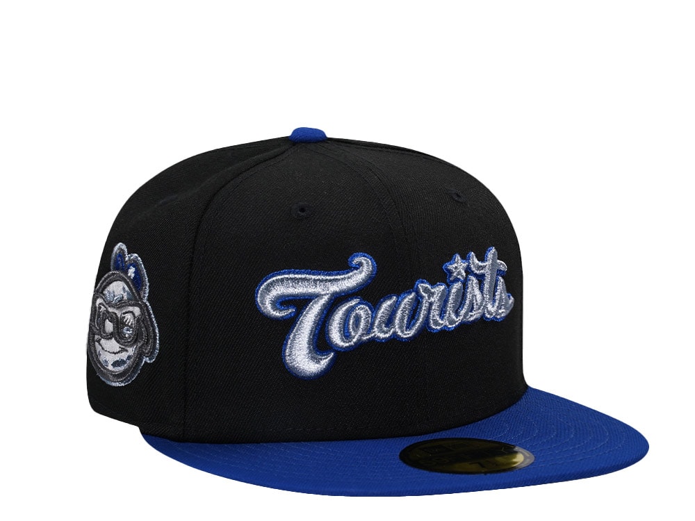 New Era Asheville Tourists Black Metallic Two Tone Edition 59Fifty Fitted Hat