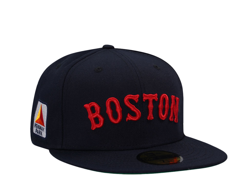 New Era Boston Red Sox Fenway Park Navy Throwback Edition 59Fifty Fitted Hat