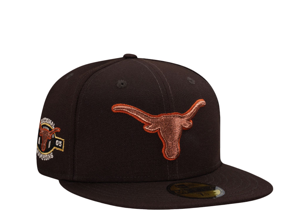 New Era Texas Longhorn Burnt Metallic Prime Edition 59Fifty Fitted Hat