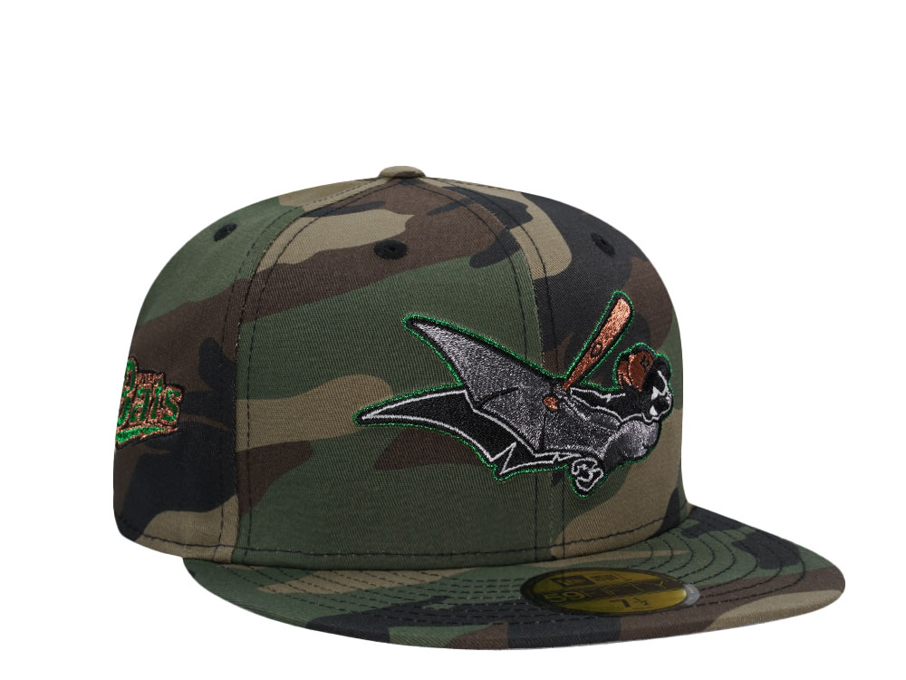 New Era Louisville Bats Camo Metallic Prime Edition 59Fifty Fitted Hat