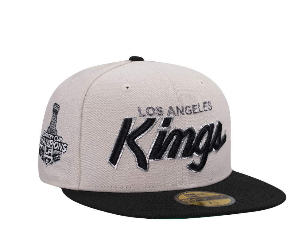 New Era Los Angeles Kings Stanley Cup 2014 Stone Two Tone Throwback Edition 59Fifty Fitted Hat