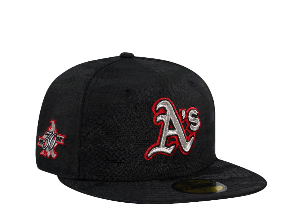 New Era Oakland Athletics 30th Anniversary Midnight Camo Prime Edition 59Fifty Fitted Hat