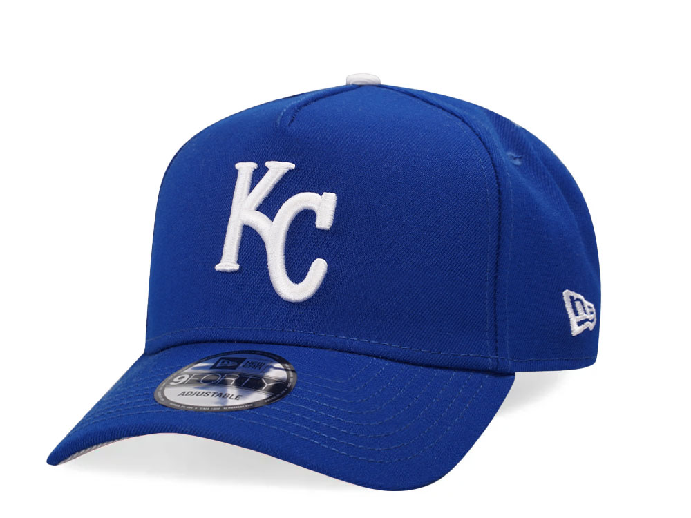 New Era Kansas City Royals Blue Classic Edition 9Forty A Frame Snapback Hat