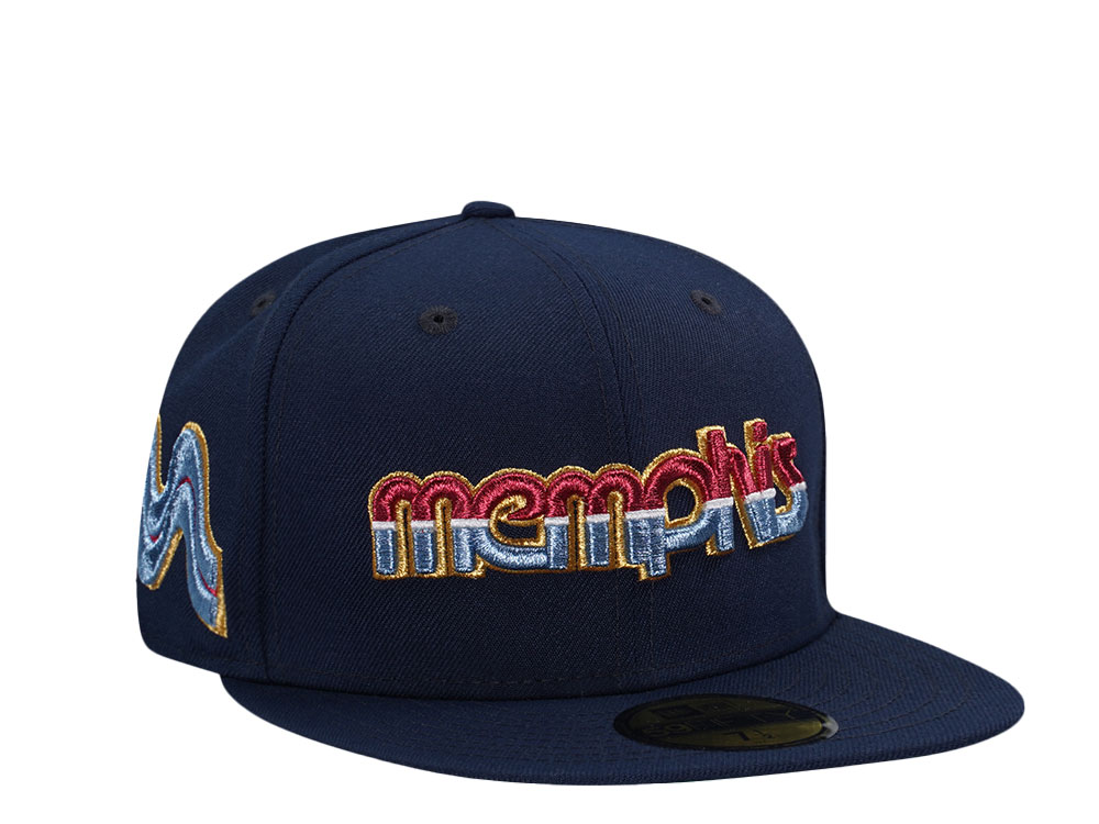 New Era Memphis Redbirds Oceanside Metallic Throwback Edition 59Fifty Fitted Hat