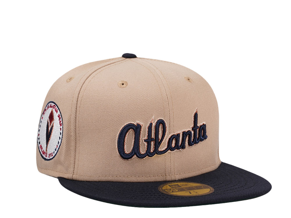 New Era Atlanta Braves All Star Game 1972 Khaki Two Tone  59Fifty Fitted Hat
