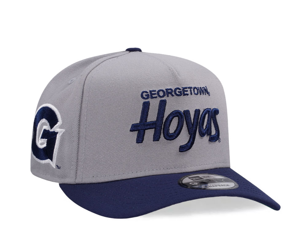 New Era Georgetown Hoyas Two Tone Throwback Edition 9Fifty A Frame Snapback Hat