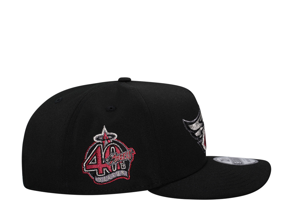New Era Anaheim Angels Black And Red Edition 9Fifty A Frame Snapback Hat