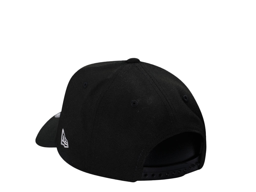 New Era Chicago Bulls Black Classic 9Forty A Frame Snapback Hat