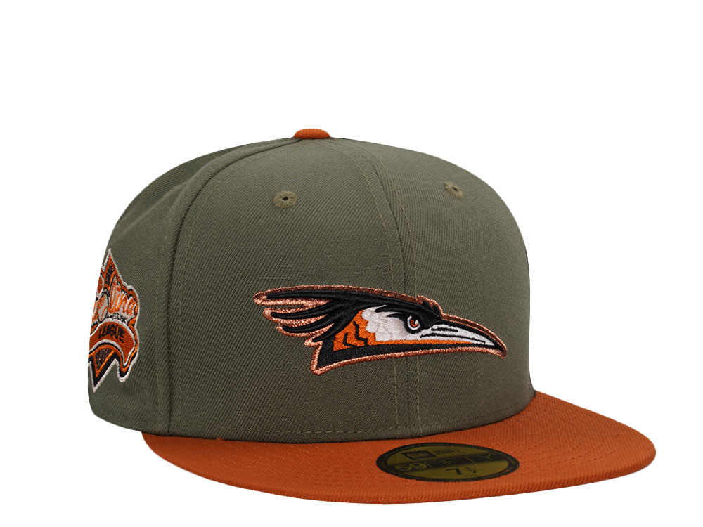 New Era Delmarva Shorebirds Olive Rust Two Tone Edition 59Fifty Fitted Hat