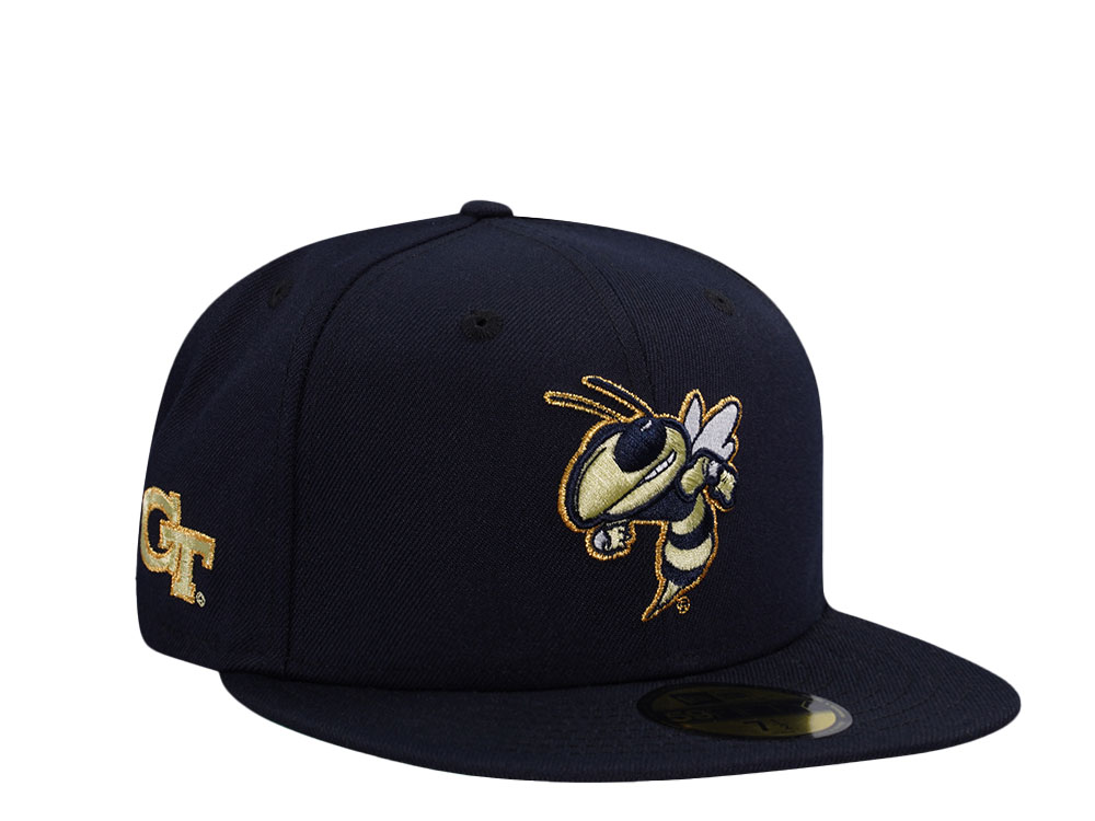 New Era Georgia Tech Navy Throwback Prime Edition 59Fifty Fitted Hat