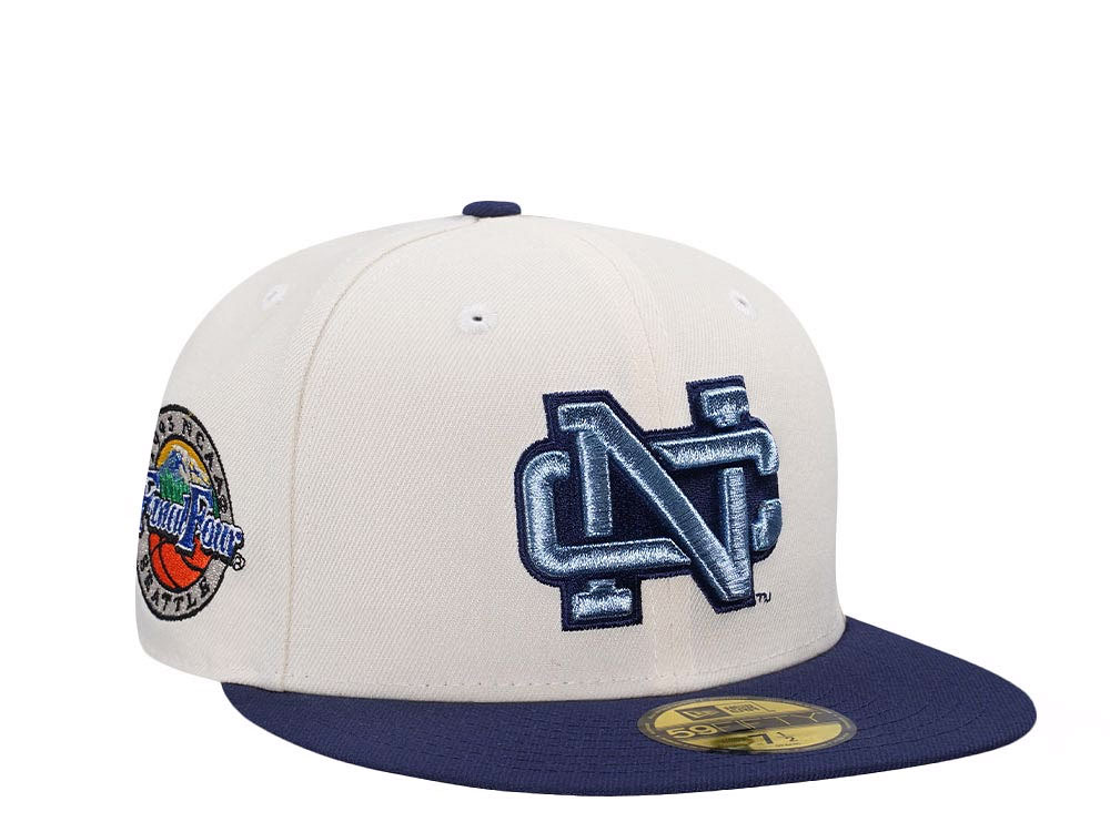 New Era North Carolina Tar Heels Final Four Chrome Two Tone Edition 59Fifty Fitted Hat