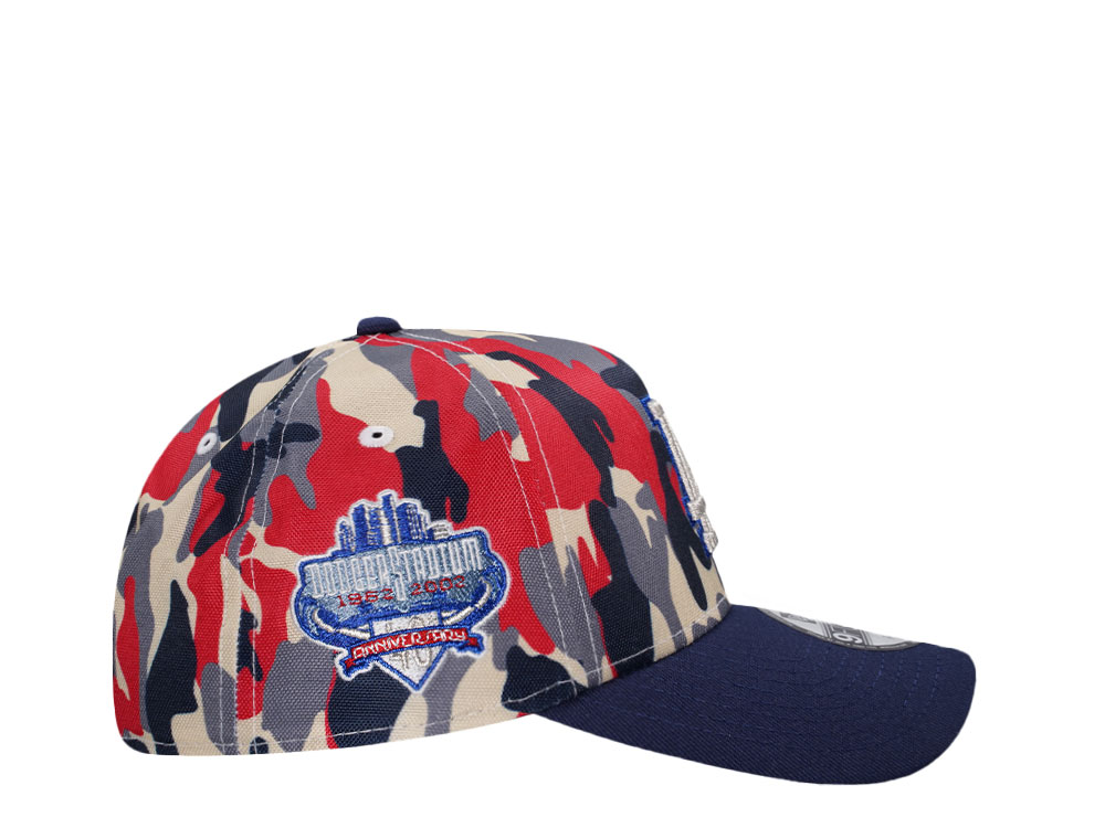 New Era Los Angeles Dodgers 40th Anniversary Camo 9Forty A Frame Snapback Hat