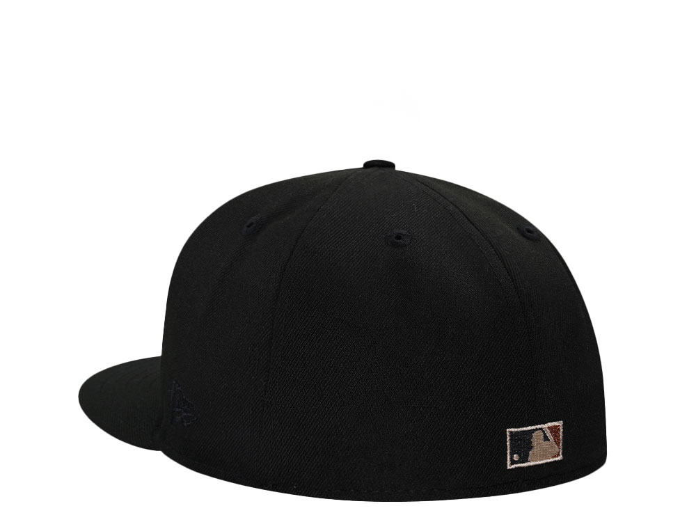 New Era Baltimore Orioles Black Copper Throwback Edition 59Fifty Fitted Hat