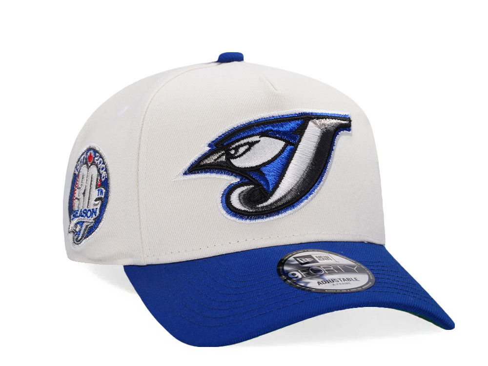 New Era Toronto Blue Jays 30th Anniversary Chrome Two Tone 9Forty A Frame Snapback Hat