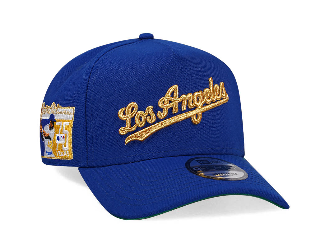 New Era Los Angeles Dodgers Jackie Robinson Gold Edition 9Forty A Frame Snapback Hat