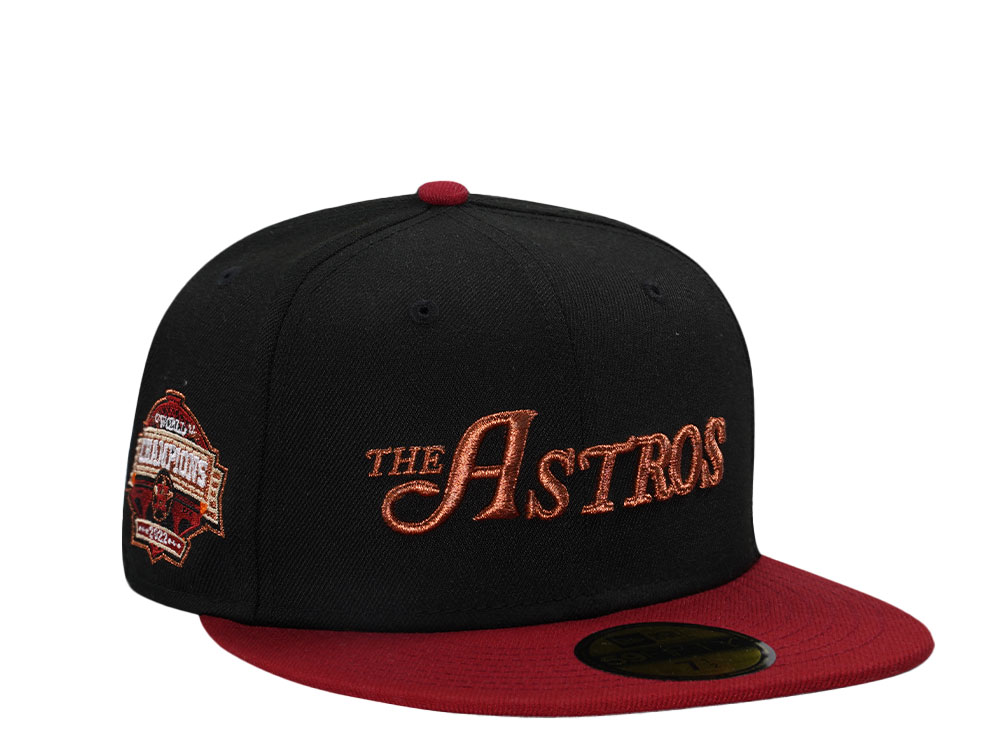 New Era Houston Astros World Champions 2022 Copper Brick Two Tone Edition 59Fifty Fitted Hat