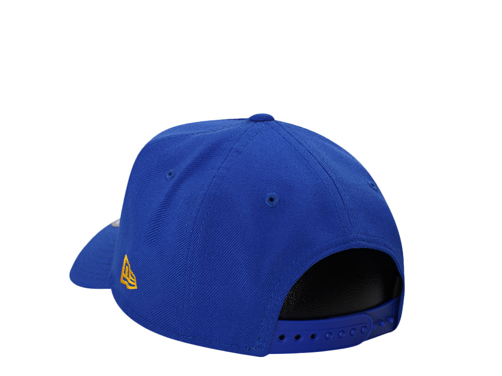 New Era Golden State Warriors Blue Classic 9Forty A Frame Snapback Hat