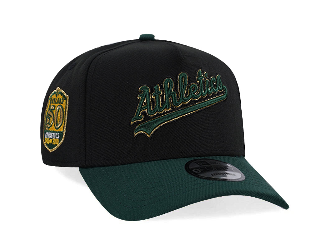 New Era Oakland Athletics 50th Anniversary Two Tone Edition 9Forty A Frame Snapback Hat