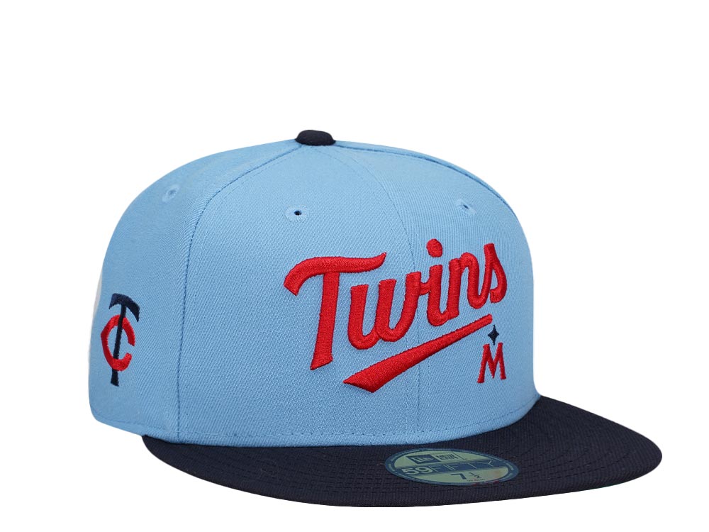 New Era Minnesota Twins Two Tone Throwback Edition 59Fifty Fitted Hat