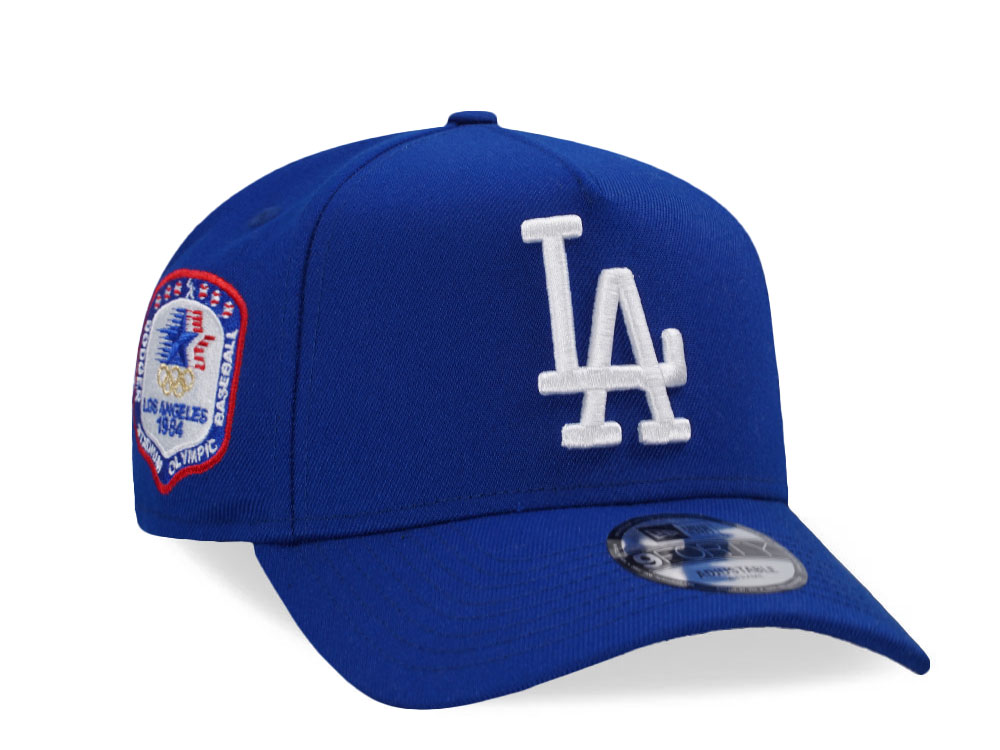 New Era Los Angeles Dodgers Olympic Baseball 1984 Royal Edition 9Forty A Frame Snapback Hat