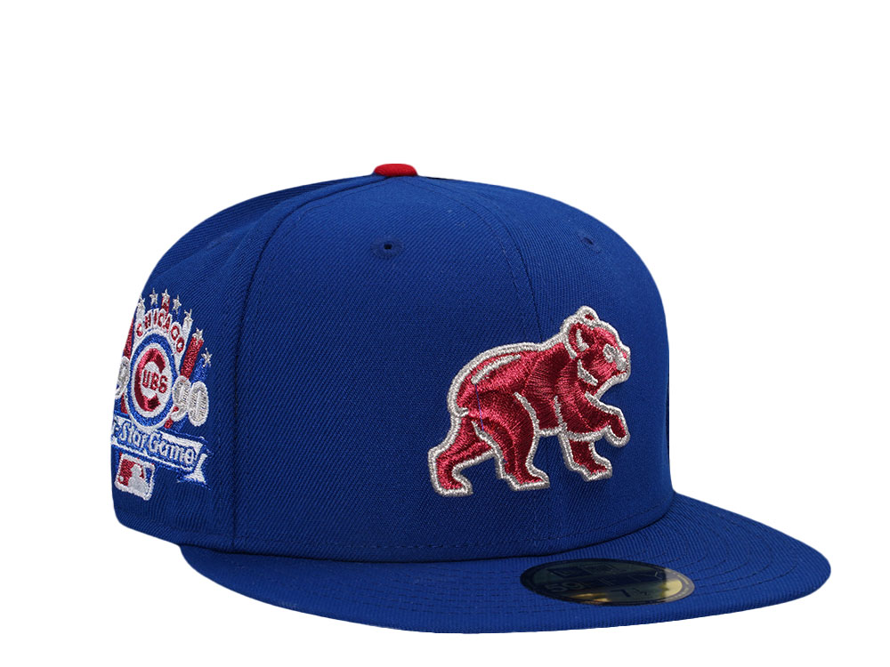 New Era Chicago Cubs All Star Game 1990 Royal Metallic Throwback Edition 59Fifty Fitted Hat