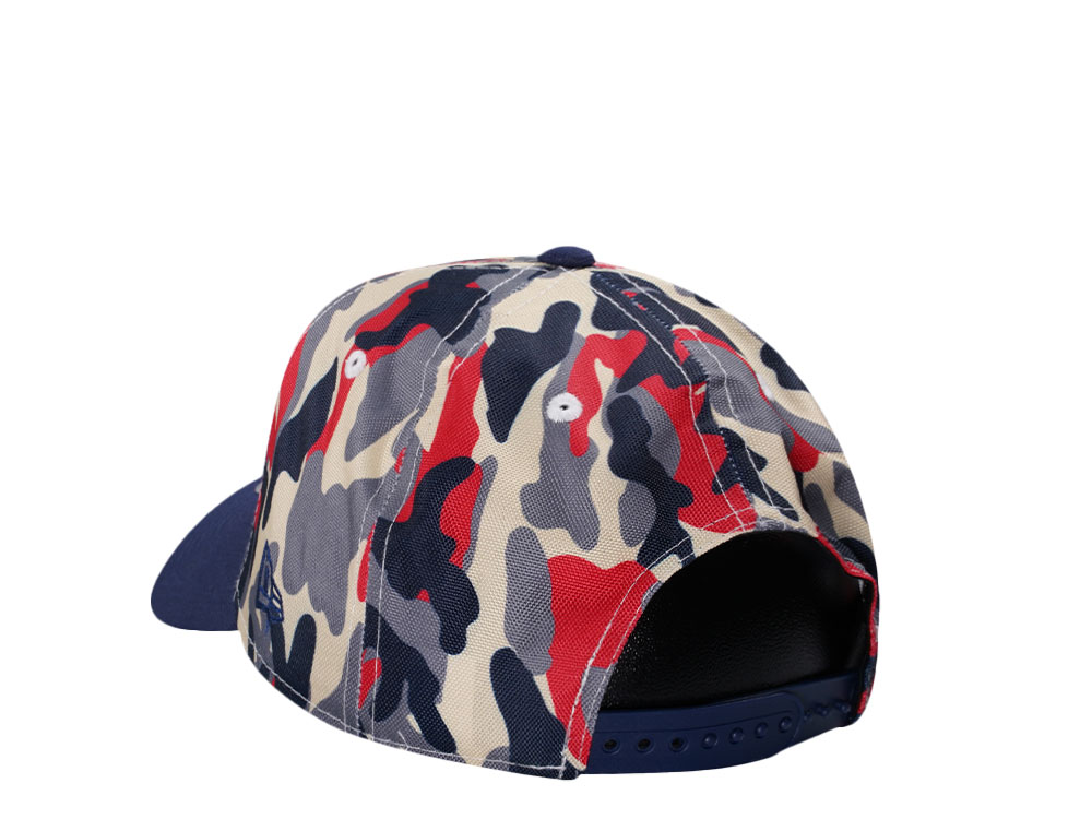 New Era Los Angeles Dodgers 40th Anniversary Camo 9Forty A Frame Snapback Hat