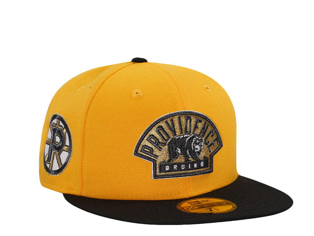 New Era Providence Bruins Gold Two Tone Edition 59Fifty Fitted Hat