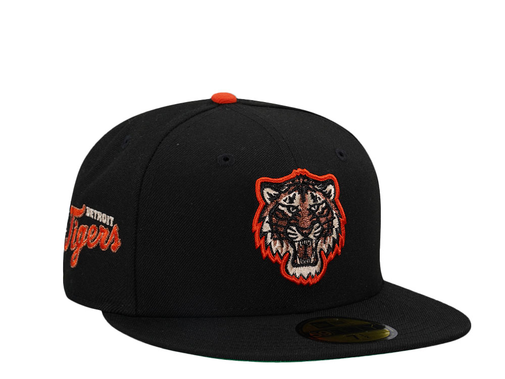 New Era Detroit Tigers Black Throwback Edition 59Fifty Fitted Hat