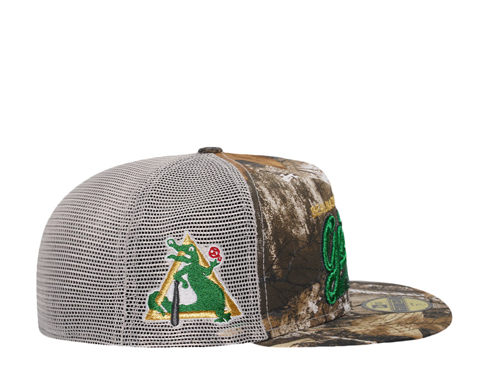 New Era Beaumont Golden Gators Realtree Trucker Edition 59Fifty A Frame Fitted Hat
