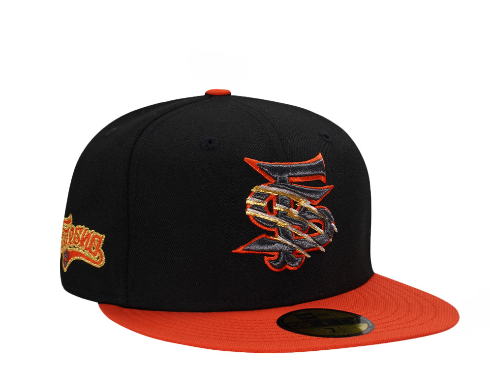 New Era Fresno Grizzlies Black Colorflip Two Tone Edition 59Fifty Fitted Hat