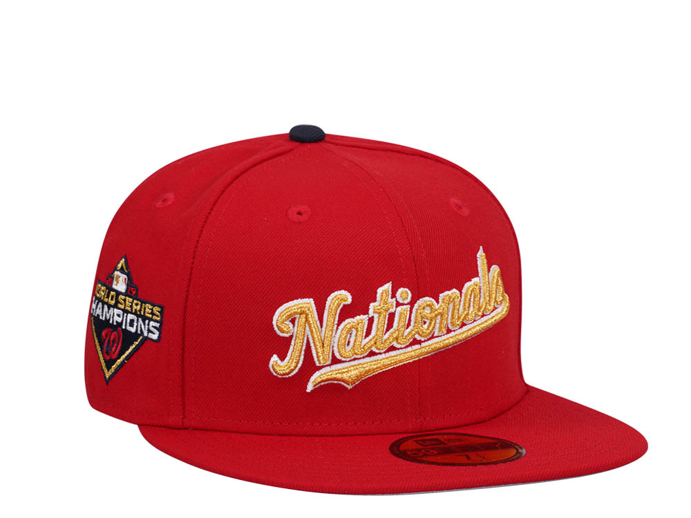 New Era Washington Nationals Champions 2019 Red Edition 59Fifty Fitted Hat