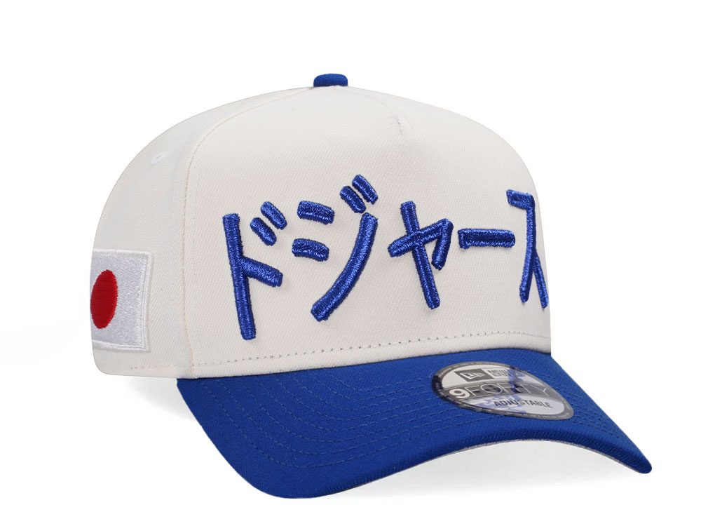 New Era Los Angeles Dodgers Kanji Chrome Two Tone 9Forty A Frame Snapback Hat