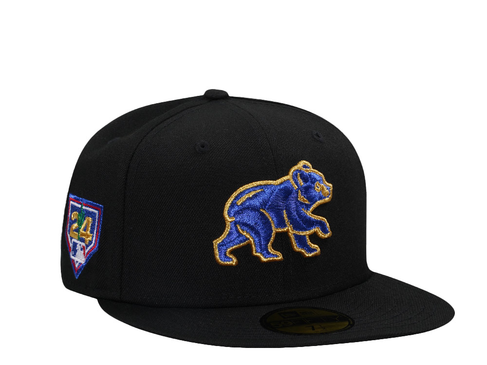 New Era Chicago Cubs Spring Training 24 Black Metallic Edition 59Fifty Fitted Hat
