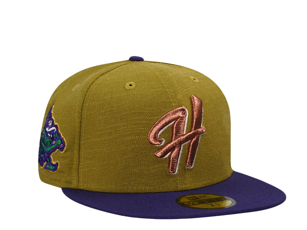 New Era Hillsboro Hops Hemp Copper Two Tone Edition 59Fifty Fitted Hat