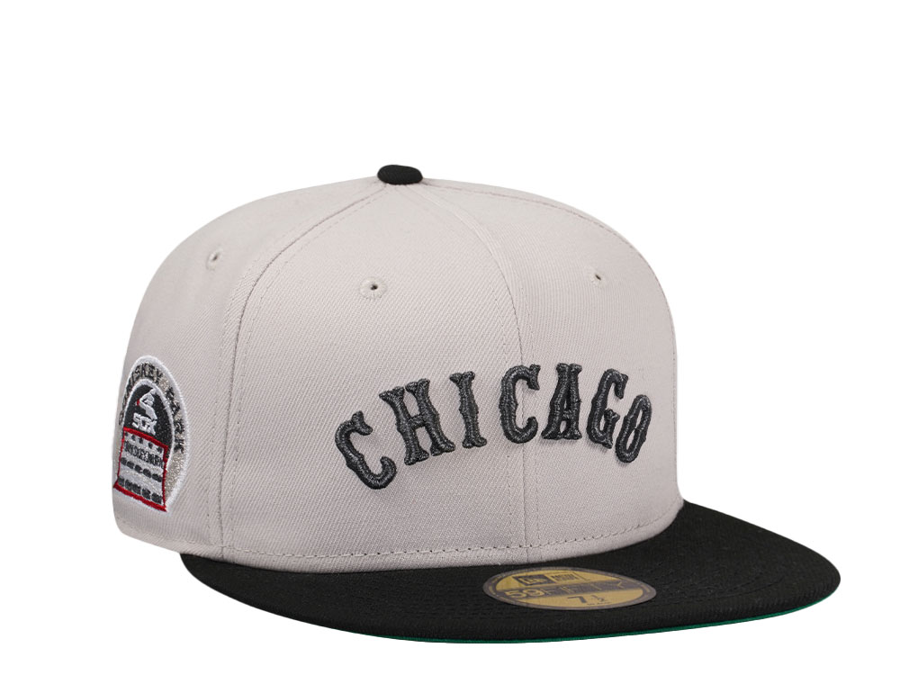 New Era Chicago White Sox Comiskey Park Metallic Stone Two Tone Edition 59Fifty Fitted Hat