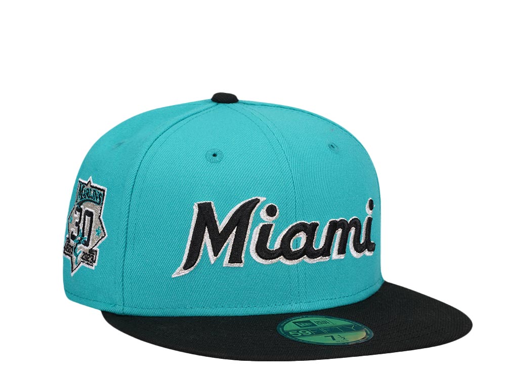 New Era Miami Marlins 30th Anniversary Two Tone Edition 59Fifty Fitted Hat