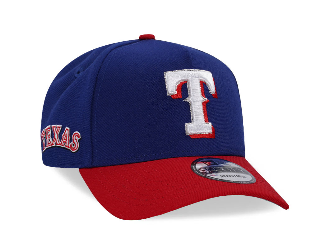 New Era Texas Rangers Royal Two Tone Edition 9Forty A Frame Snapback Hat