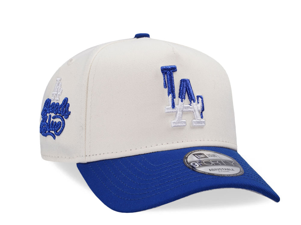 New Era Los Angeles Dodgers Drip Chrome Two Tone Edition 9Forty A Frame Snapback Hat