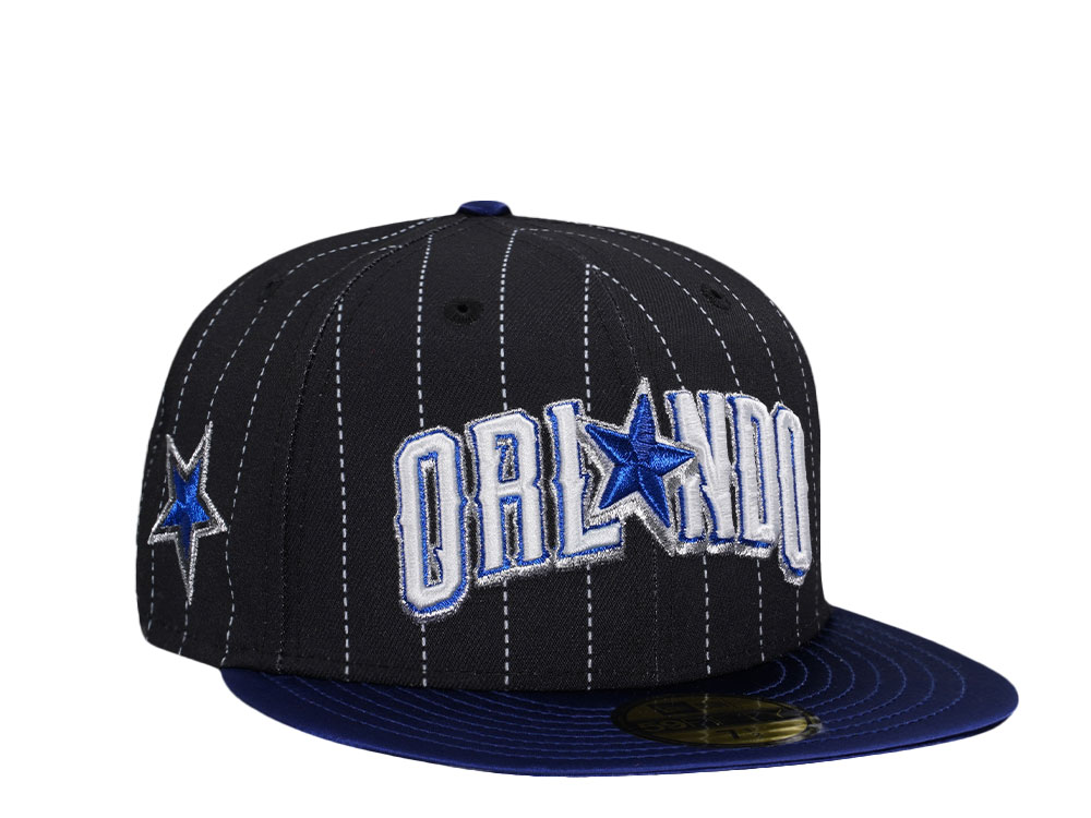 New Era Orlando Magic Pinstripe Two Tone Edition 59Fifty Fitted Hat