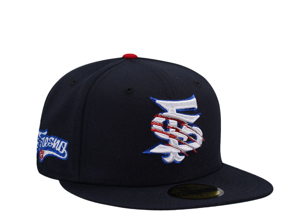 New Era Fresno Grizzlies Navy Throwback Edition 59Fifty Fitted Hat