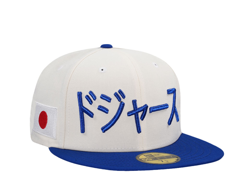 New Era Los Angeles Dodgers Kanji Japan Chrome Two Tone Edition 59Fifty Fitted Hat