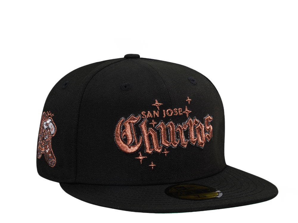 New Era San Jose Churros Black Copper Edition 59Fifty Fitted Hat