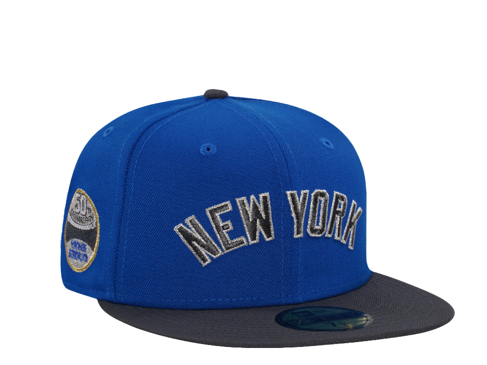 New Era New York Yankees 50th Anniversary Azure Silver Edition 59Fifty Fitted Hat