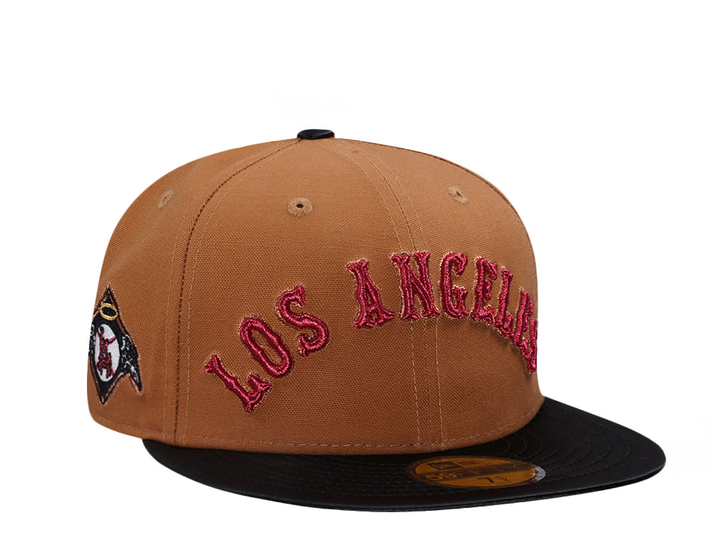 New Era Los Angeles Angels Satin Brim Two Tone Edition 59Fifty Fitted Hat