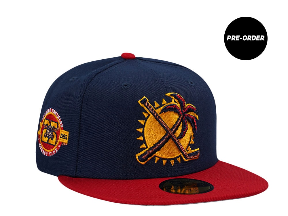 PRE-ORDER New Era Florida Panthers 25th Anniversary Prime Two Tone Edition 59Fifty Fitted Hat