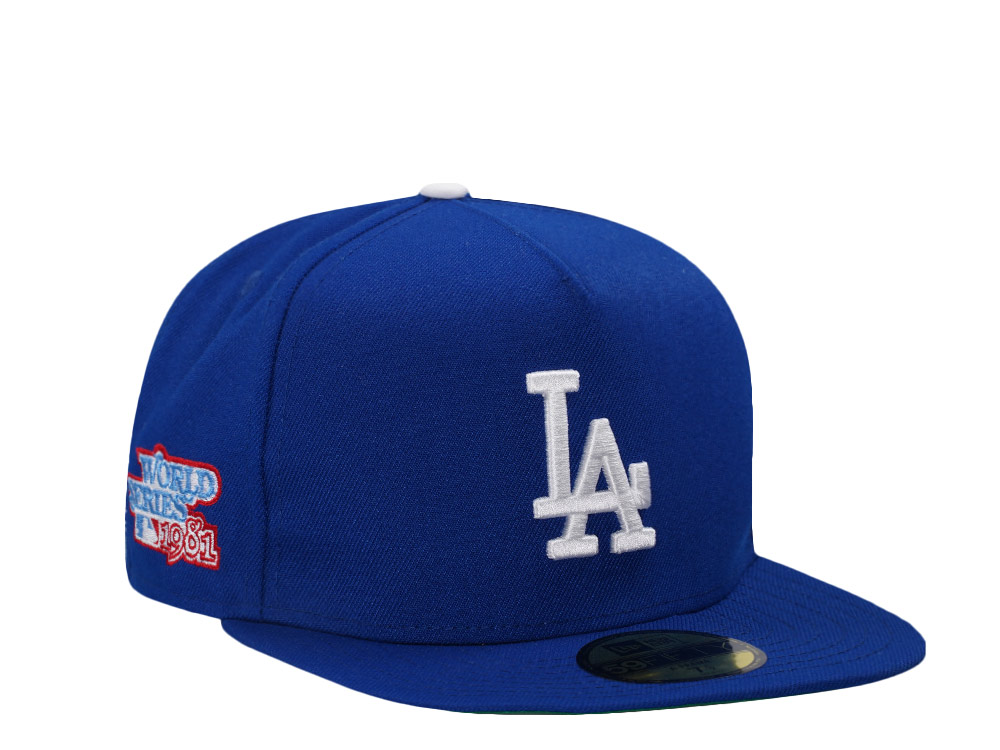 New Era Los Angeles Dodgers World Series 1981 Classic Throwback Edition 59Fifty A Frame Fitted Hat