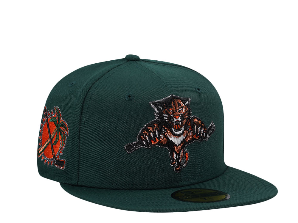 New Era Florida Panthers Dark Green Prime Edition 59Fifty Fitted Hat